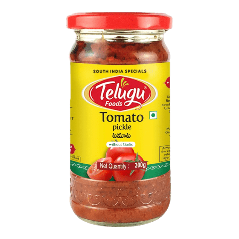 Telugu - 300g Tomaten Pickle mit Knoblauch