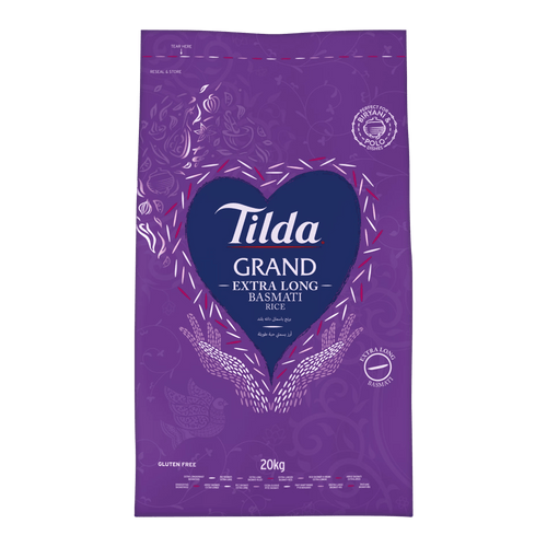 Tilda - 20kg Grand Extra Long Basmati Rice