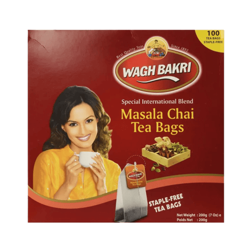 Wagh Bakri - 100 Teebeutel Masala Chai Tee