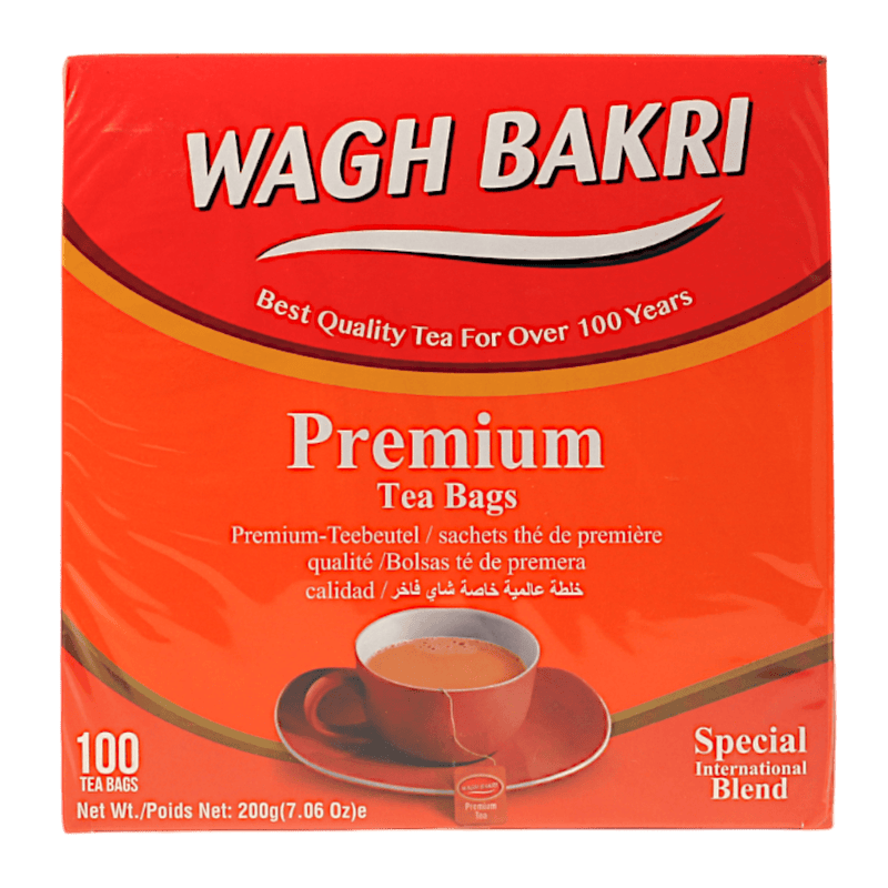 Wagh Bakri - 100 Teabags Premium Tea (Jar)