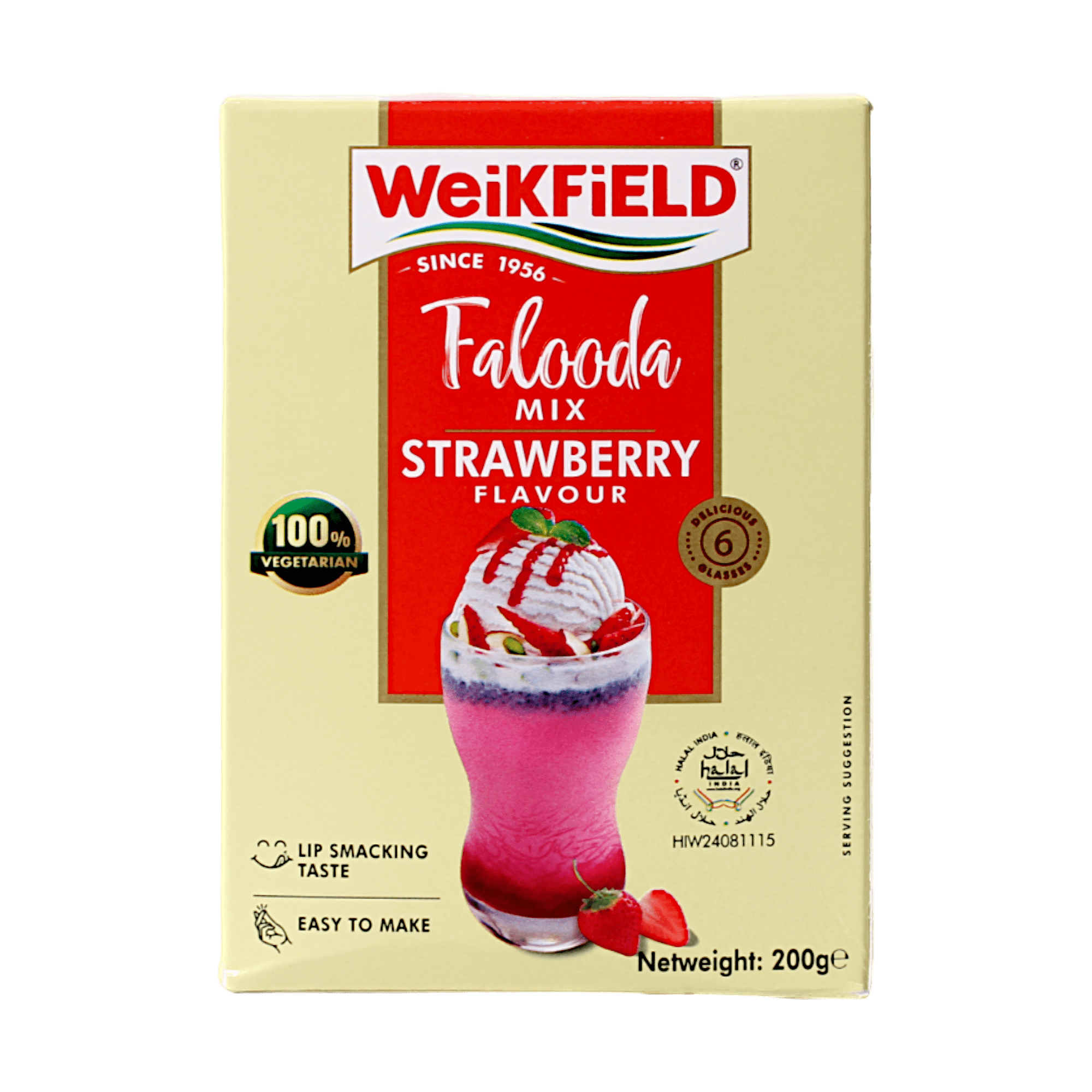 WeikField - 200g Falooda Mix (Erdbeer Geschmack)