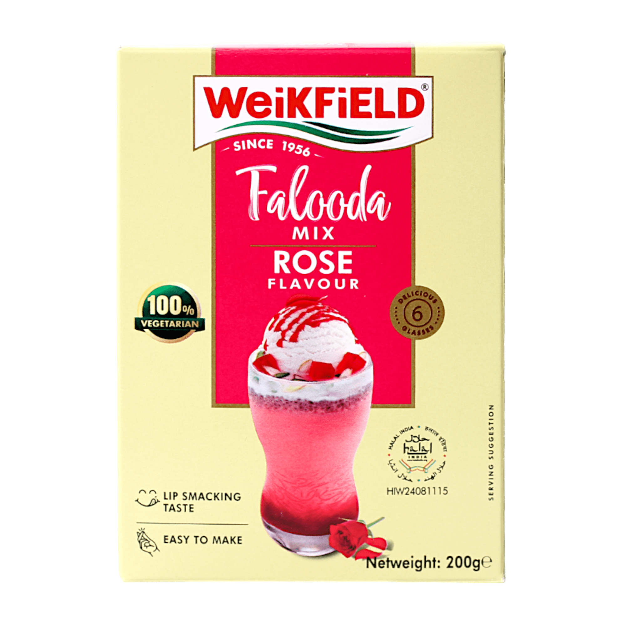 WeikField - 200g Falooda Mix (Rosen Geschmack)