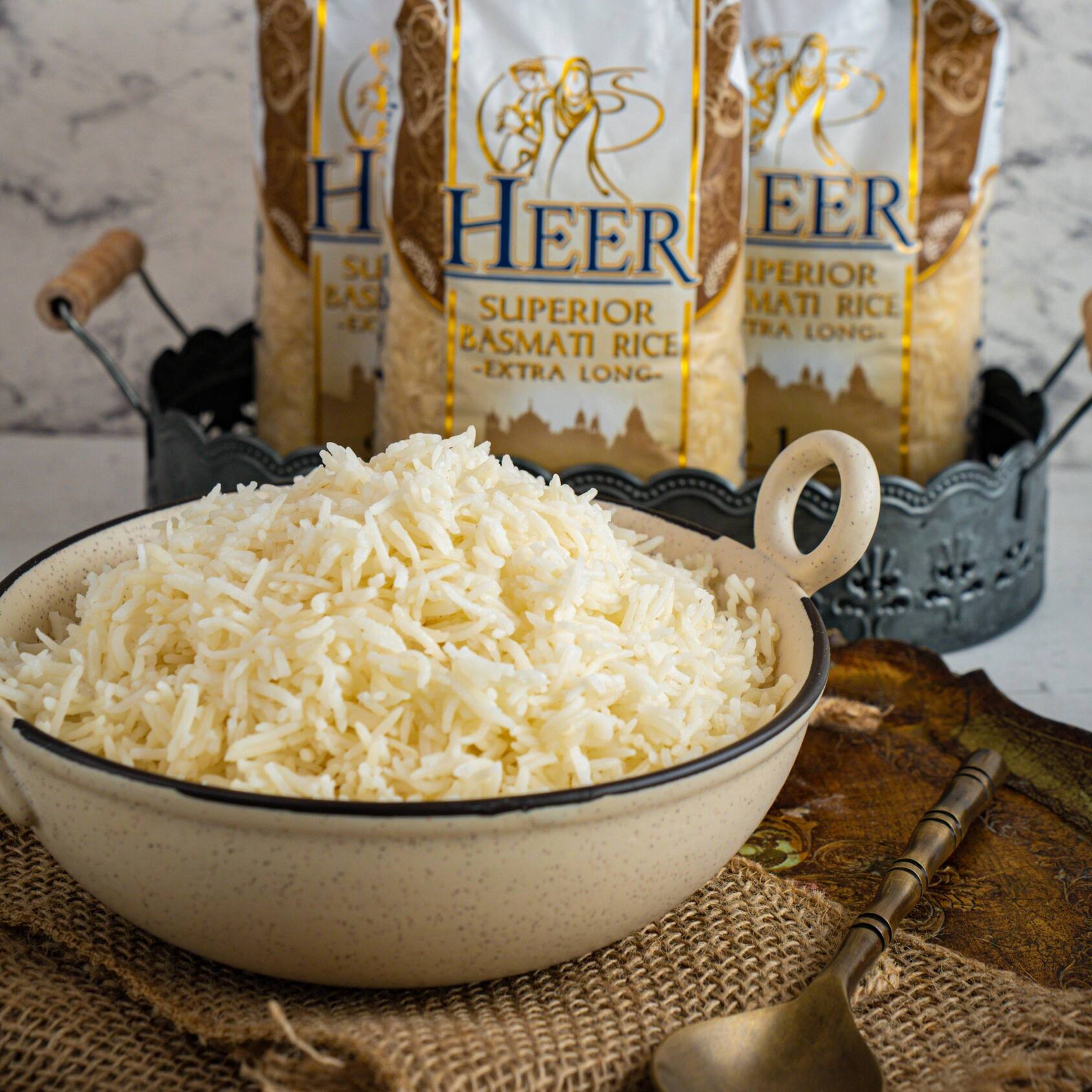 Heer - 10kg Superior Basmati Reis extra lang