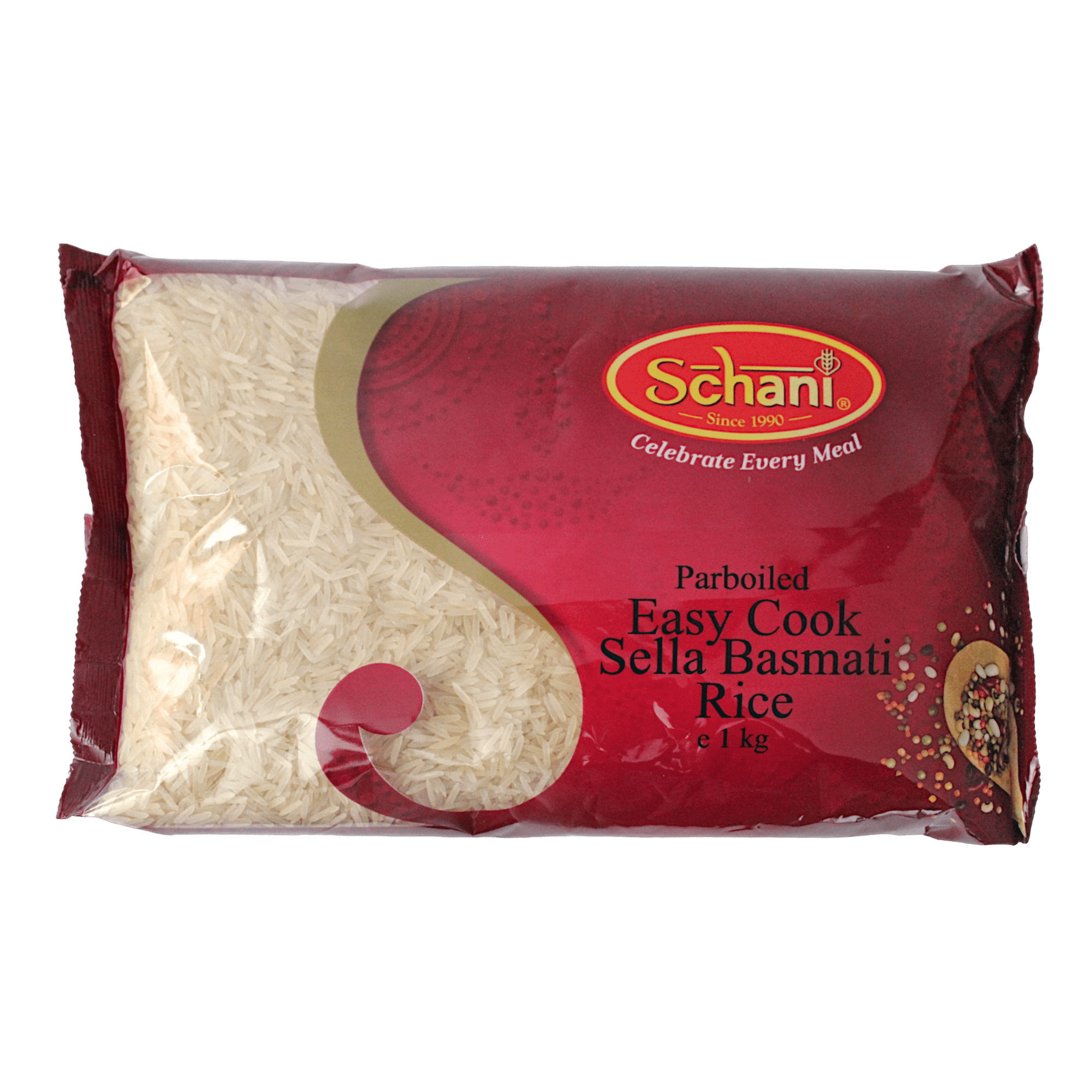 Schani - 1kg Easy Cook Sella Basmati Reis (Parboiled)