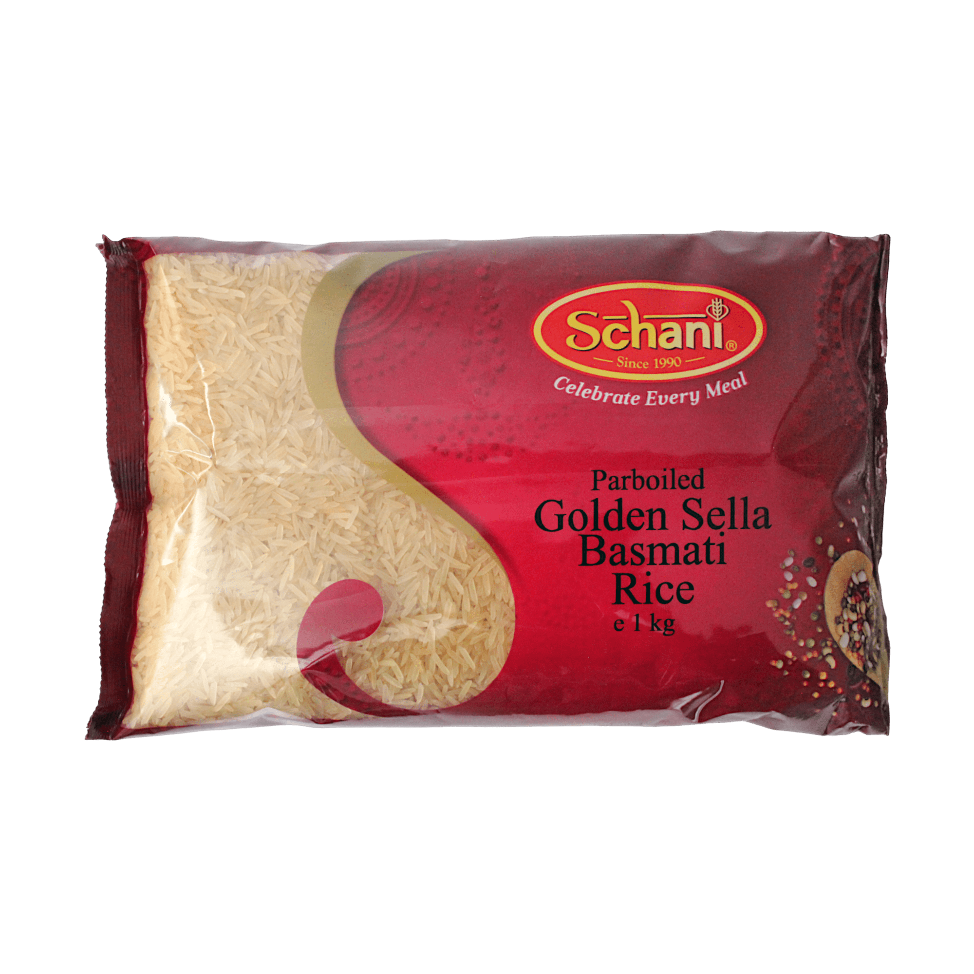 Schani - 1kg Golden Sella Basmati Reis (Parboiled)